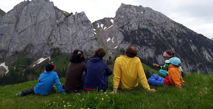 Ausblick auf Berge © Pro Natura